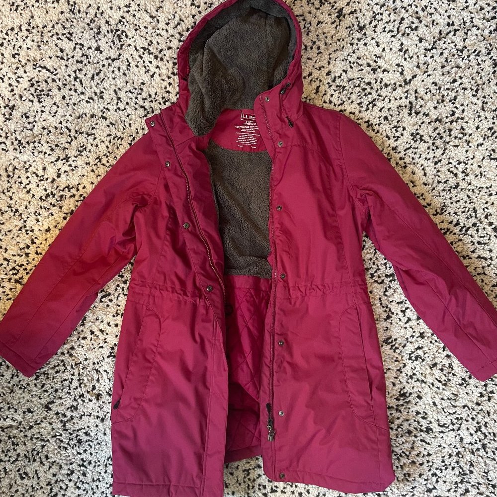 LL Bean Water Resistant Coat
